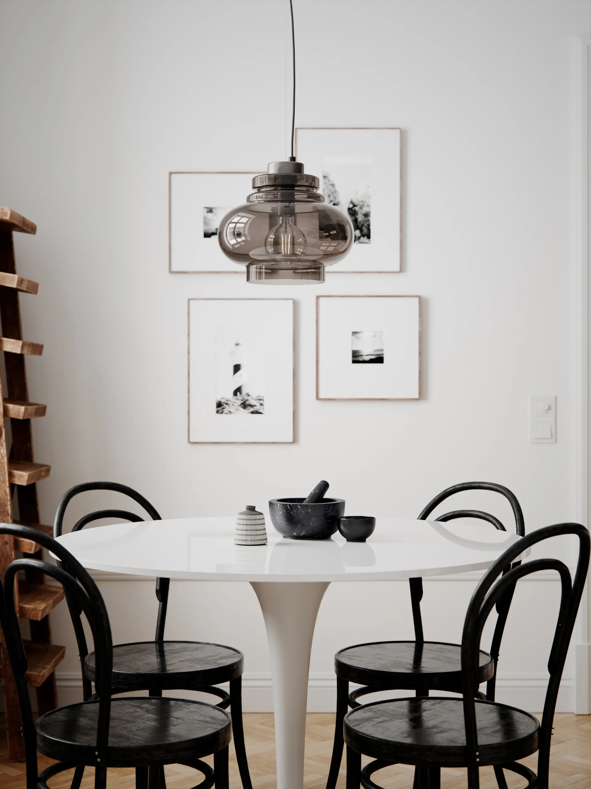 Candeeiro suspenso Dolores Ø30 cm, Cinza By Rydéns