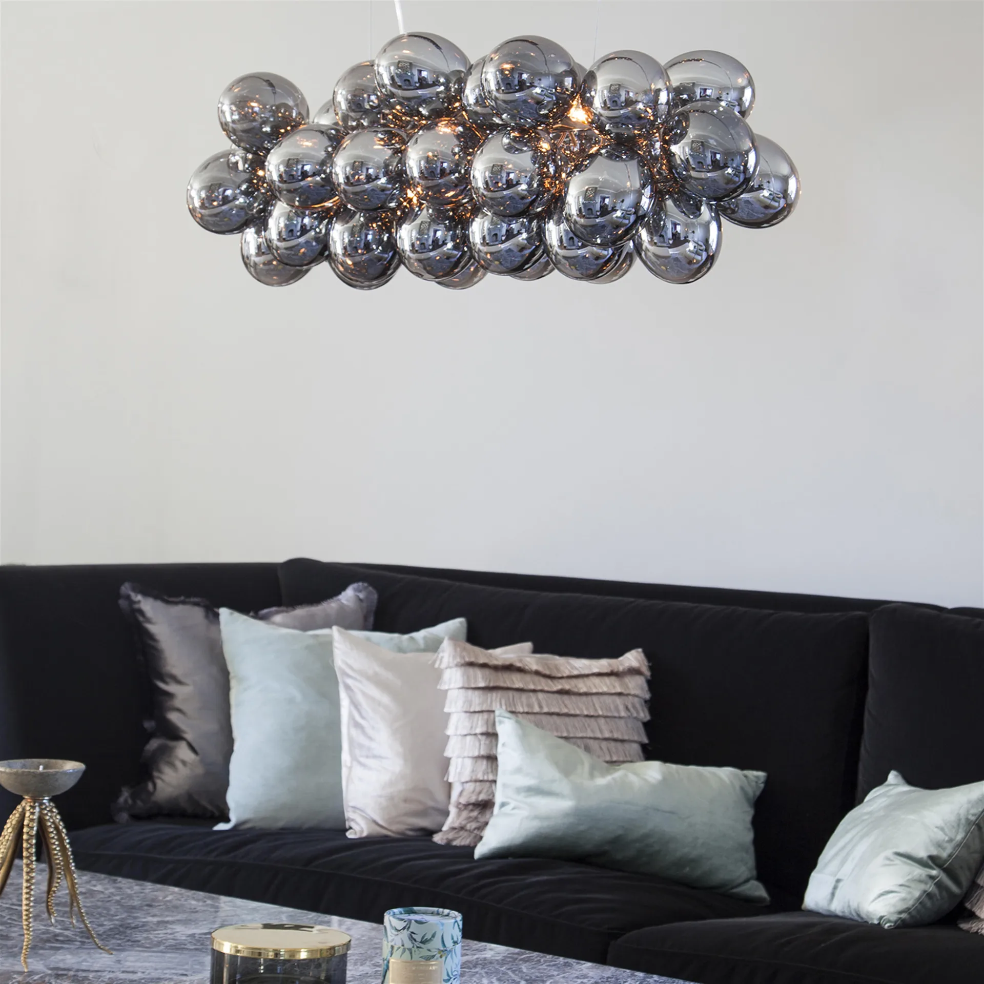 Candeeiro suspenso Gross bar, cinza smoke By Rydéns