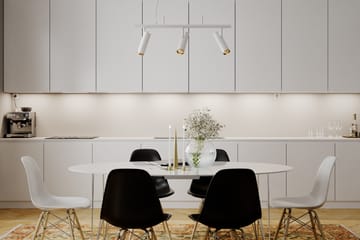 Candeeiro suspenso Puls Bar 80 cm - Branco mate - By Rydéns
