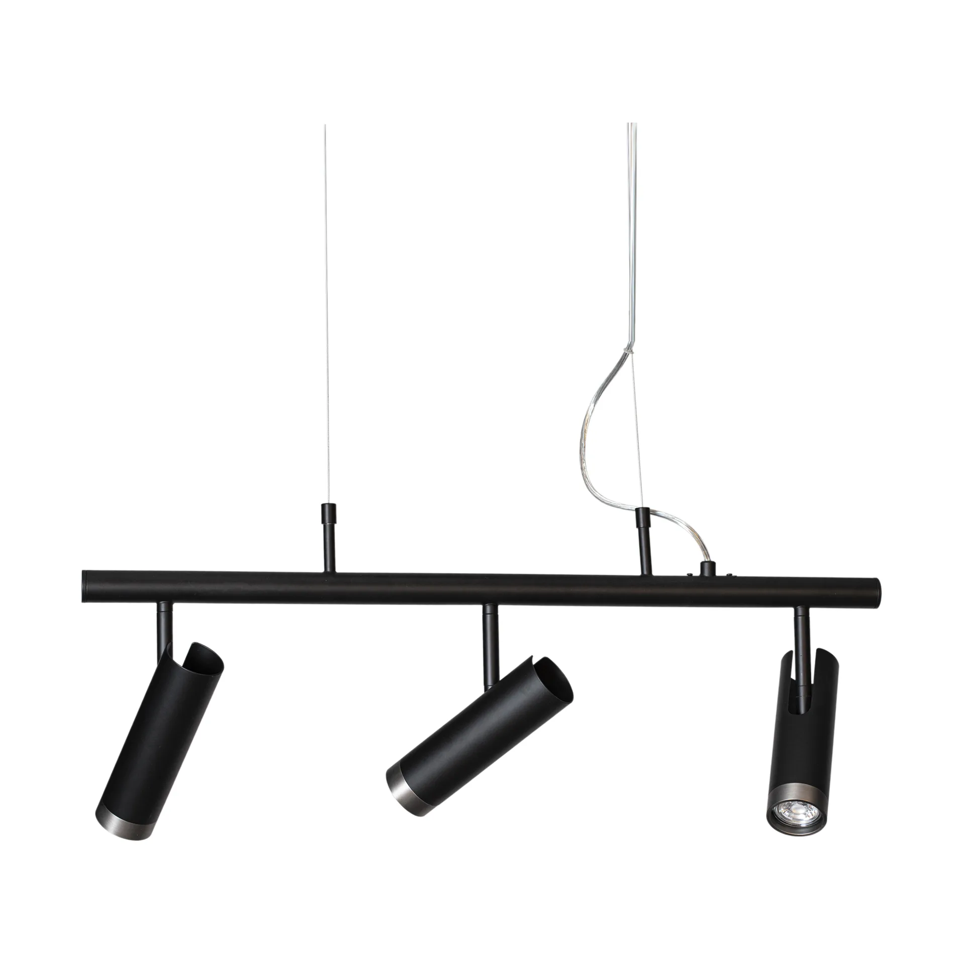Candeeiro suspenso Puls Bar 80 cm, Preto mate By Rydéns