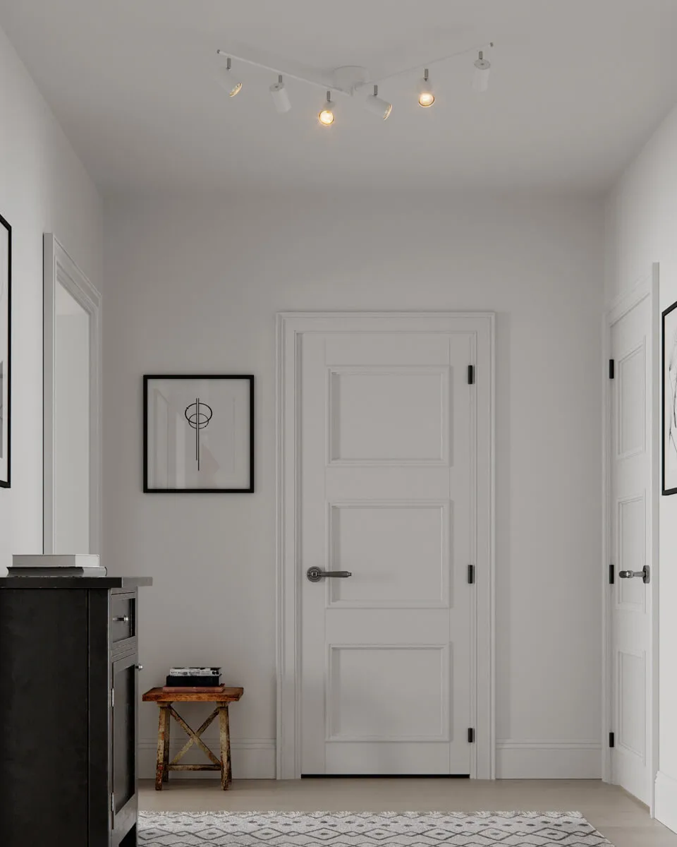 Focos de teto Correct 6 124 cm, Branco mate By Rydéns