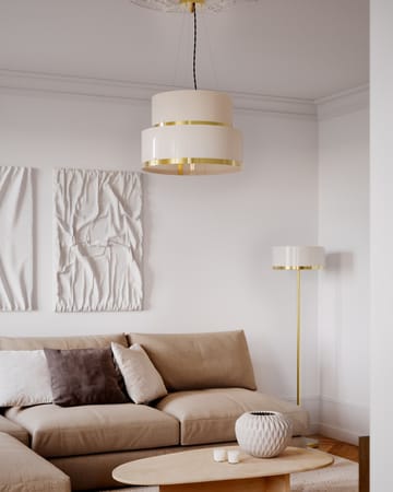 Marcel candeeiro de teto Ø50 cm - Latão-branco - By Rydéns