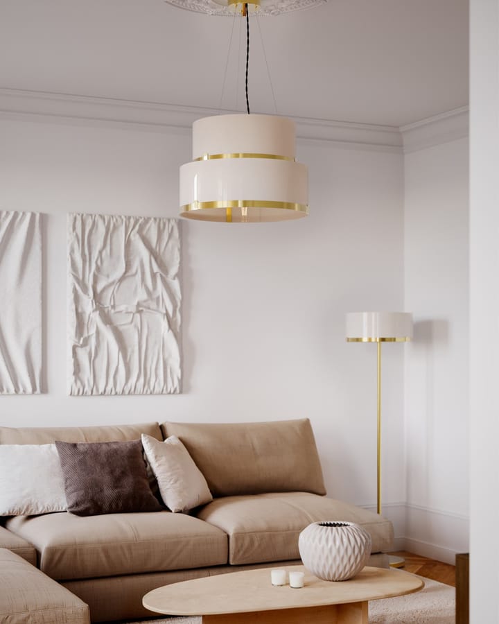 Marcel candeeiro de teto Ø50 cm, Latão-branco By Rydéns