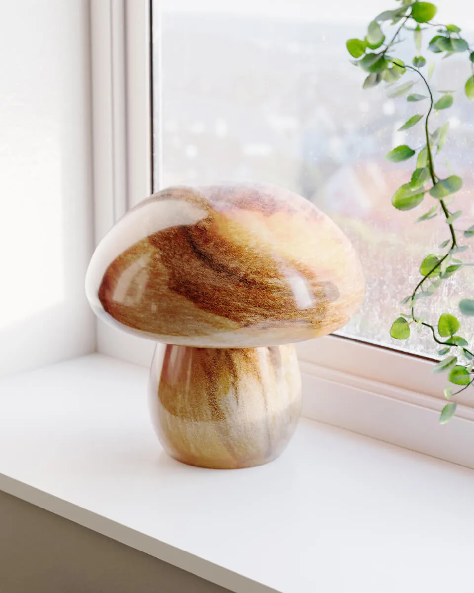 Mira Mushroom candeeiro de mesa 30 cm, Natural By Rydéns
