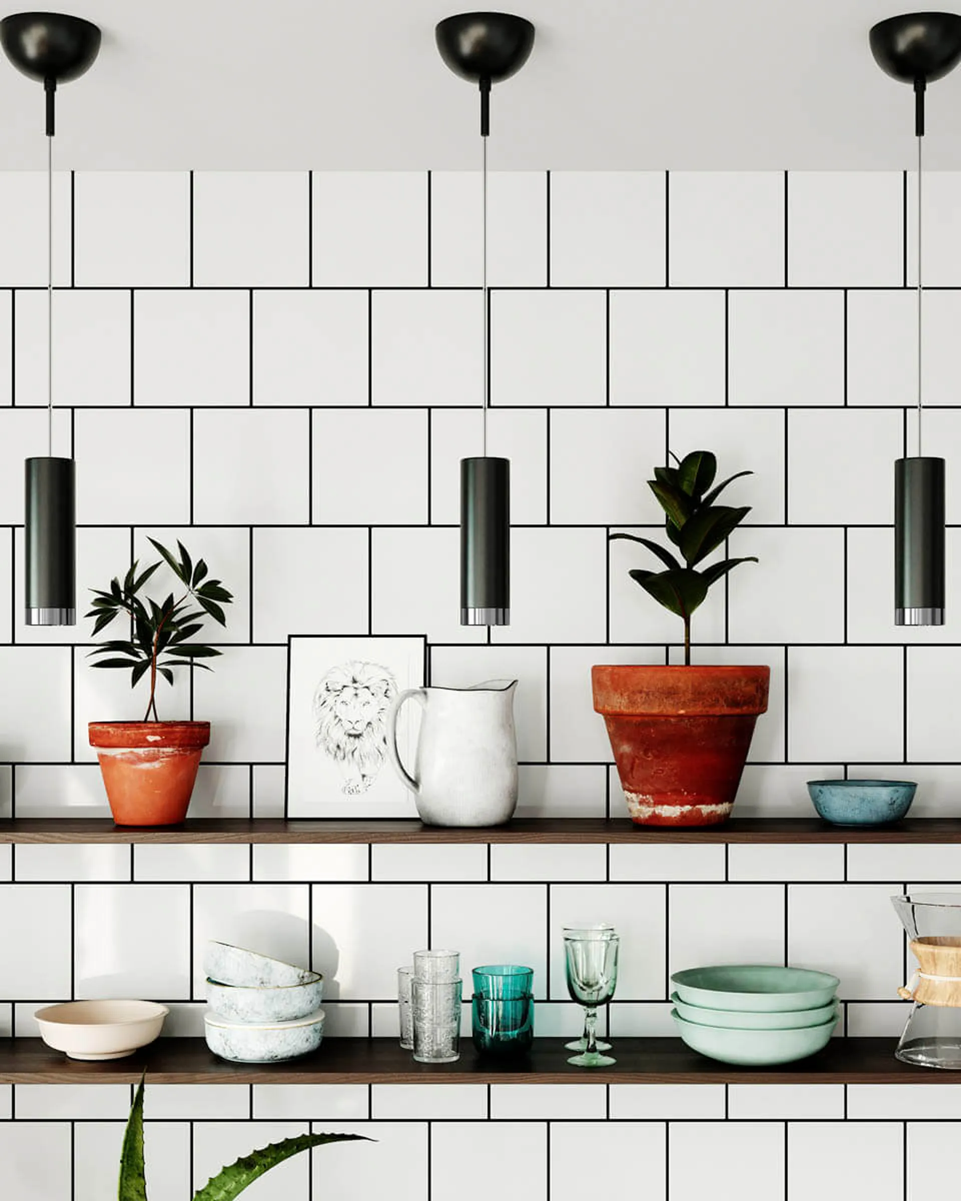 Pêndulo Puls 21 cm, Preto mate By Rydéns