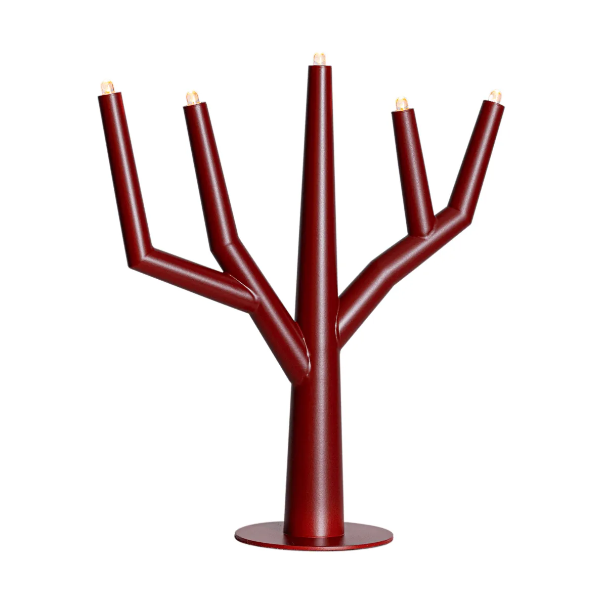 Winter Ruby castiçal de Advento, Vermelho oxidado By Rydéns