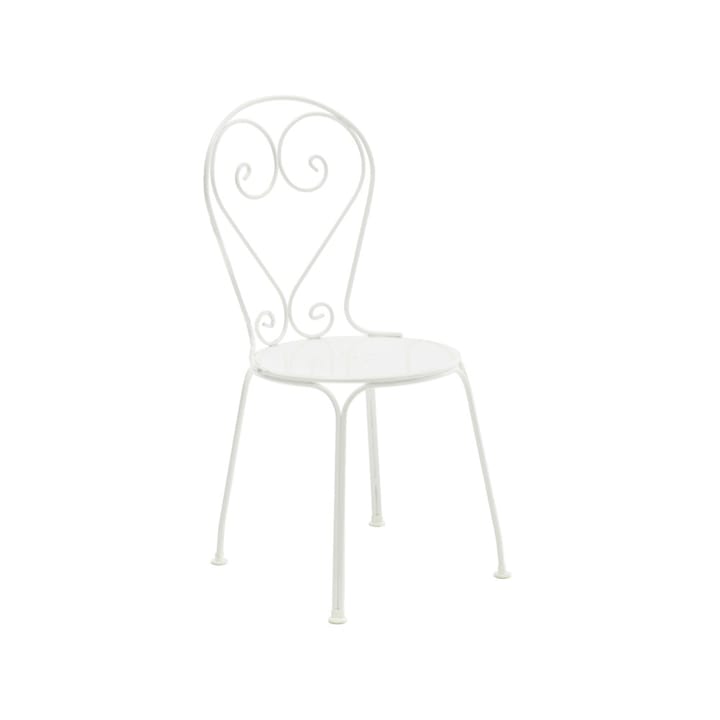 Cadeira Classic No.1 - Branco, assento de metal - Byarums bruk