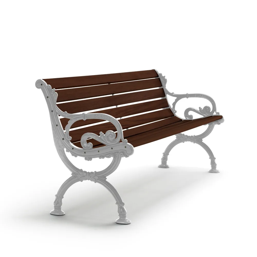 Sofá Byarum, Pinho marrom envernizado, estrutura de alumínio cru, 155 cm Byarums bruk