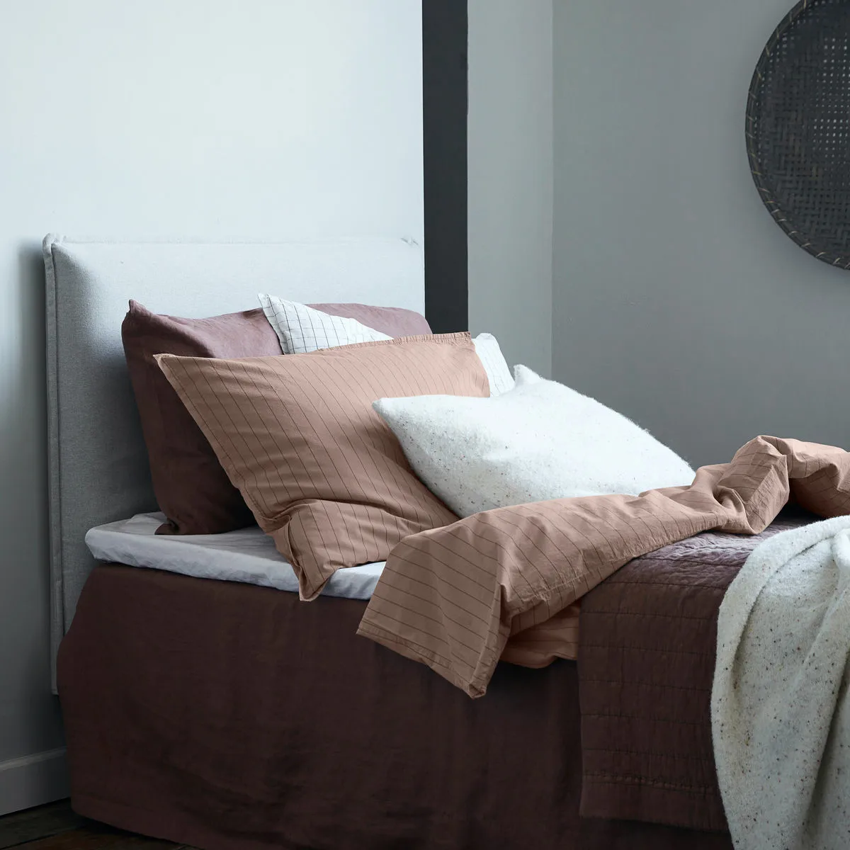 Conjunto de cama Dagny, Straw-bark byNORD