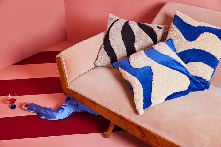 Almofada Fluffy 50x50 cm, Azul-bege Byon