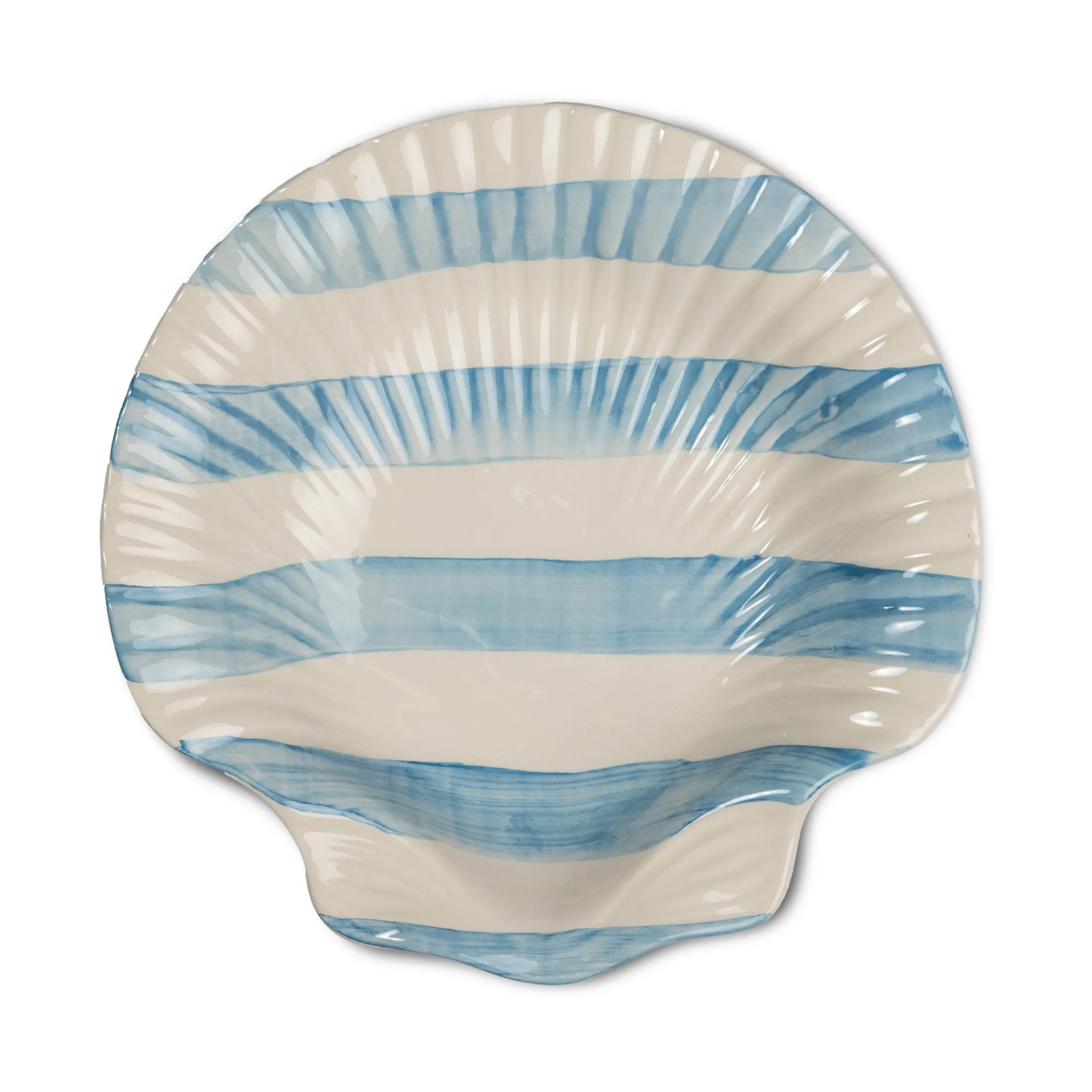 Armona stripe prato 23,5x23,5 cm, Azul claro-branco Byon