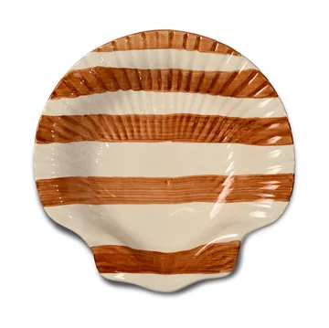 Armona stripe prato 23,5x23,5 cm - Castanho claro-branco - Byon
