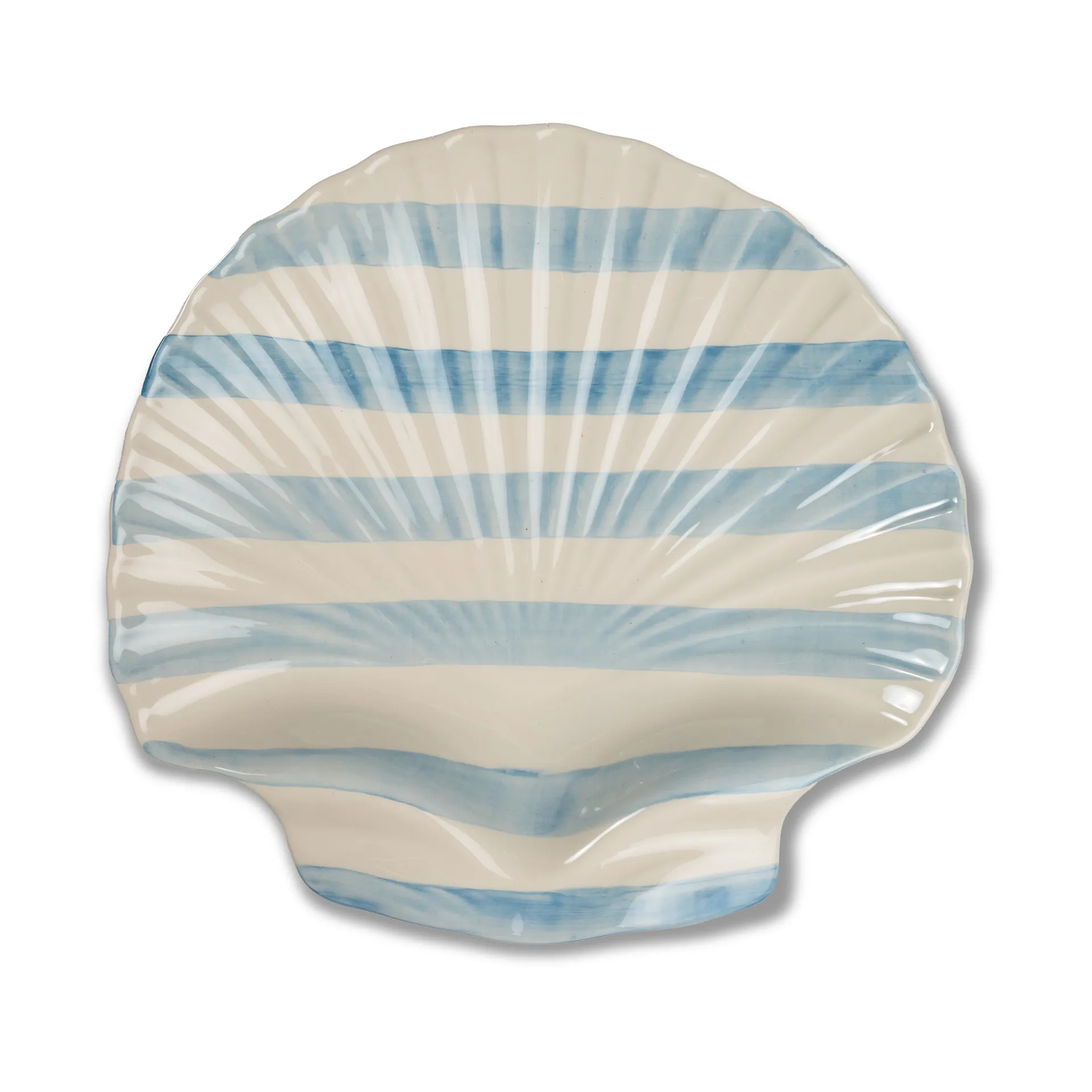 Armona stripe travessa 32x32,5 cm, Azul claro-branco Byon