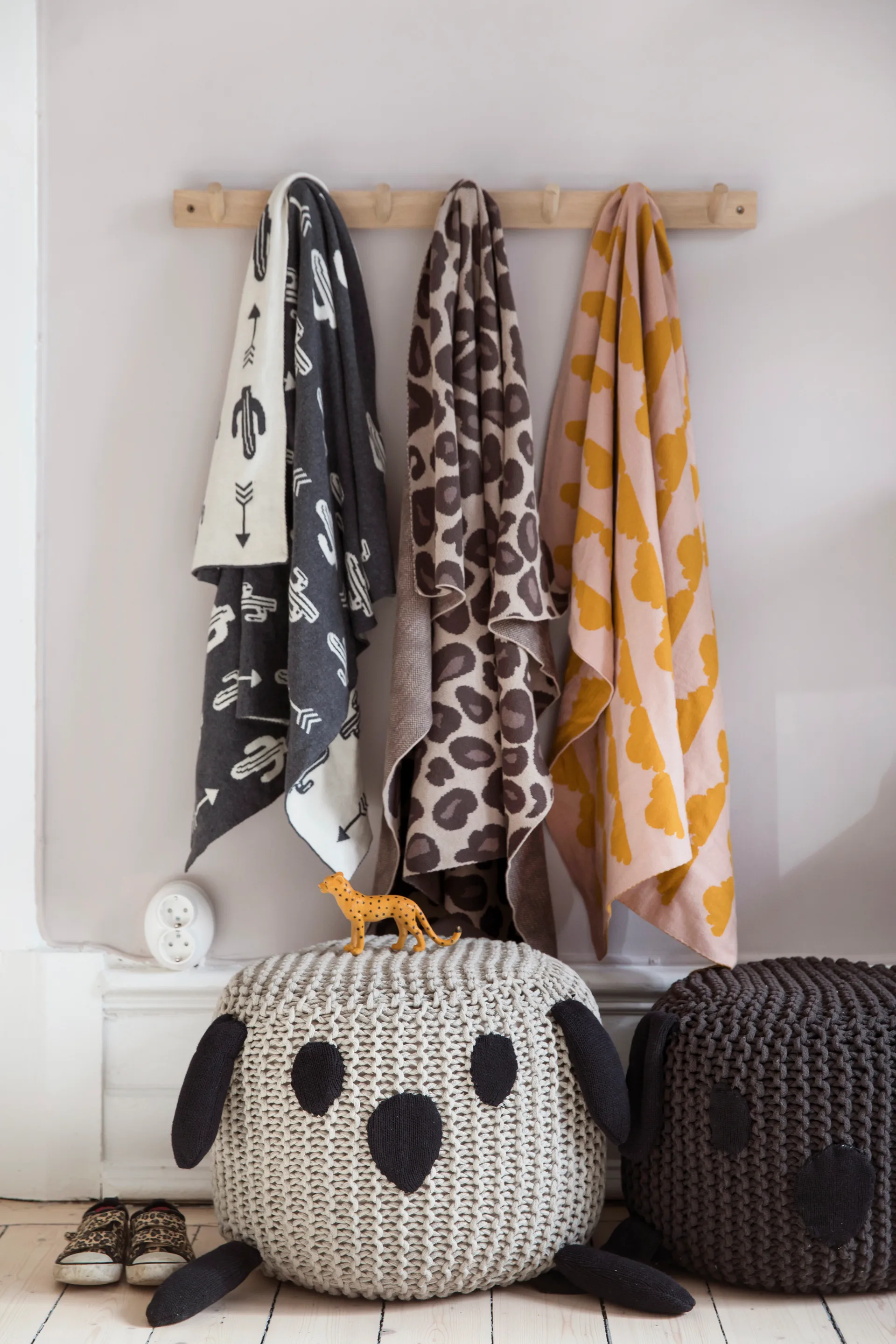 Cabide natu, 7 ganchos Byon