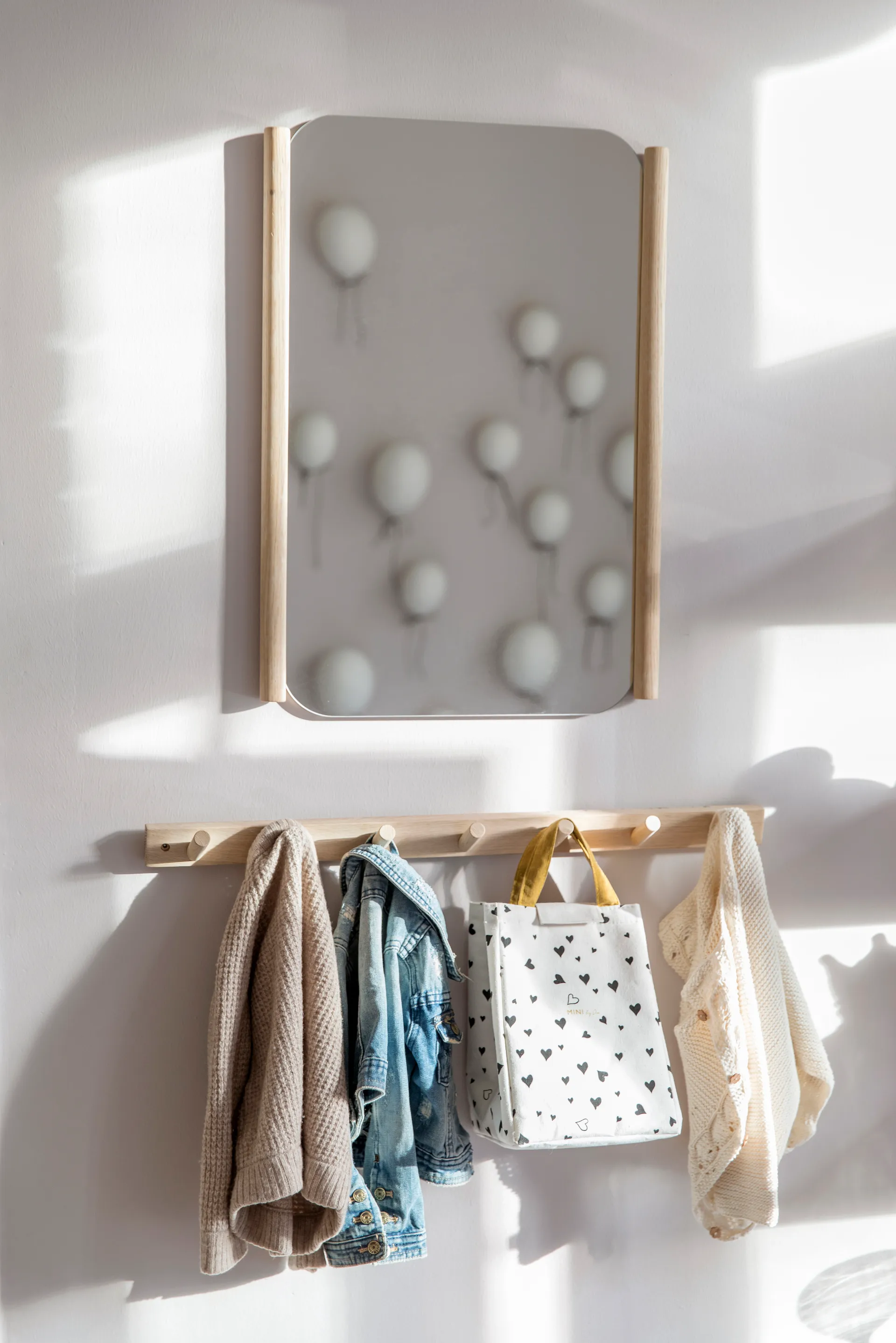 Cabide natu, 7 ganchos Byon