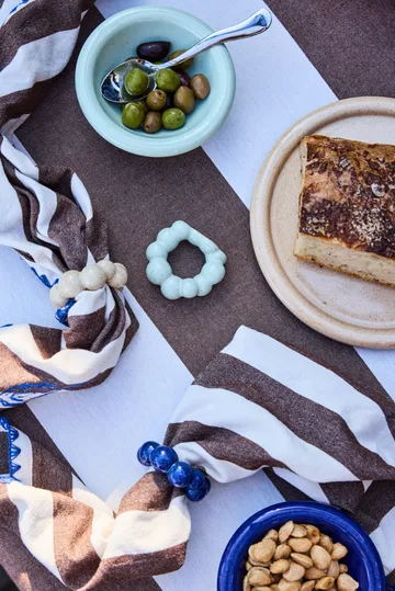 Conjunto de 4 argolas para guardanapos Porto - Verde menta - Byon