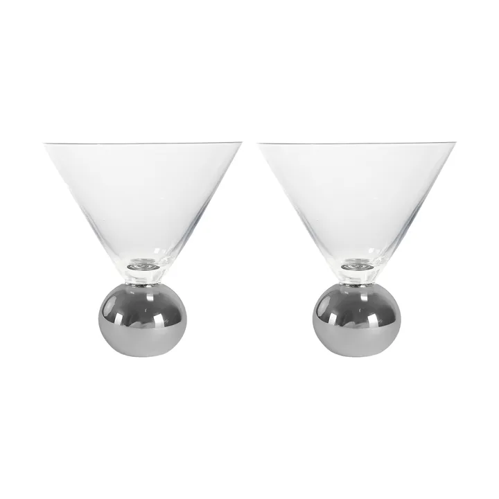 Copo Spice 24 cl 2-unidades - Transparente-prata - Byon
