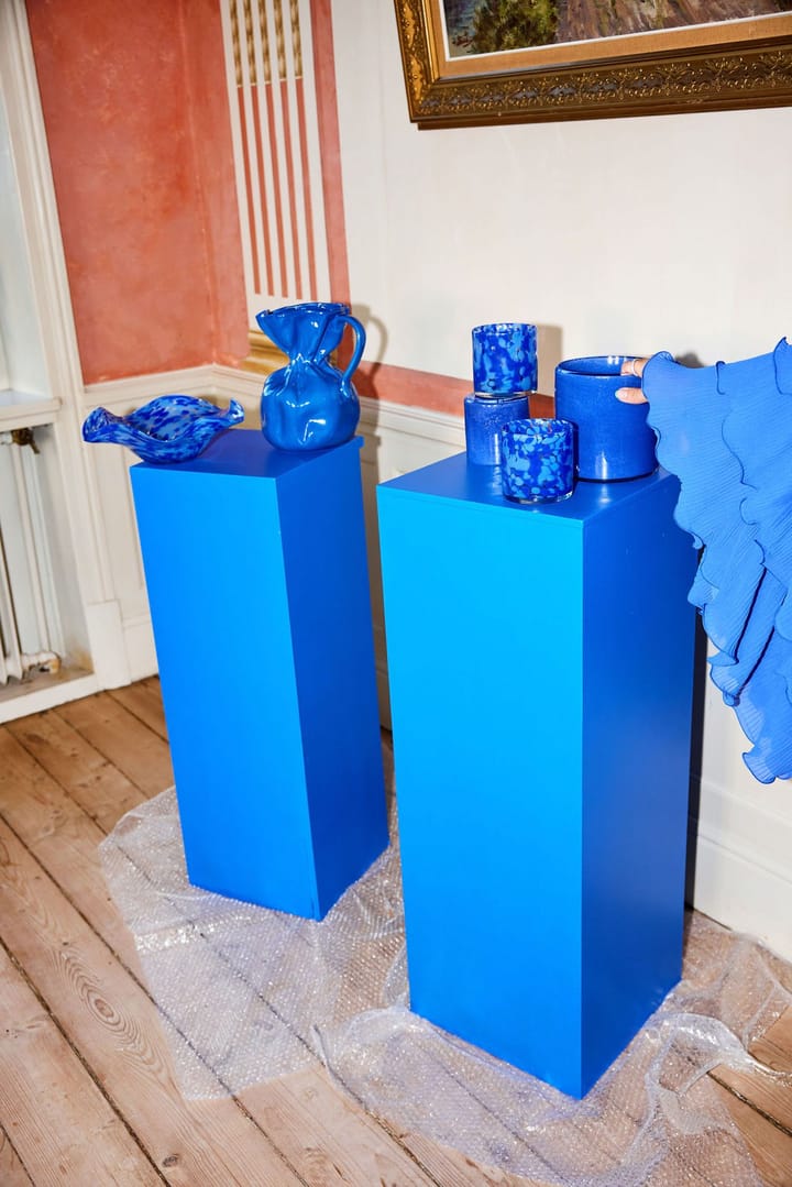 Crumple vaso, Azul Byon