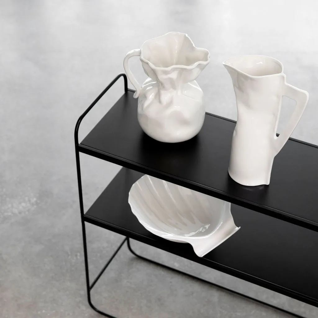 Crumple vaso, branco Byon