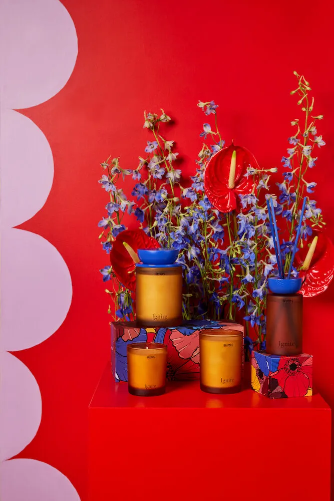 Difusor Ignite, Âmbar-azul Byon