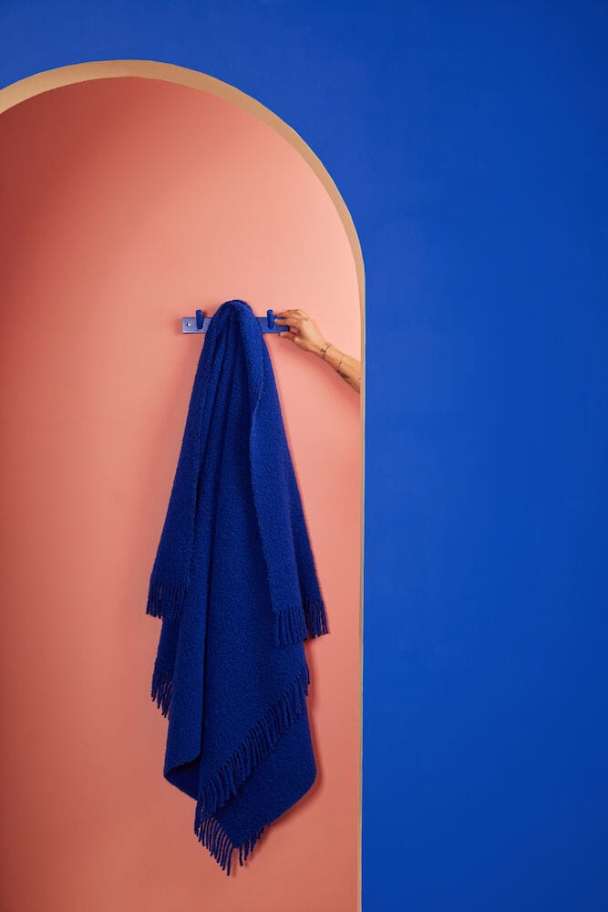 Franca manta 130x170 cm, Azul Byon