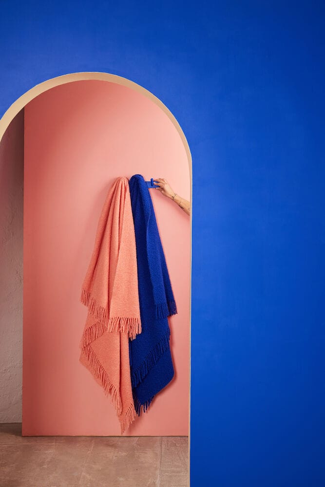 Franca manta 130x170 cm, Rosa Byon