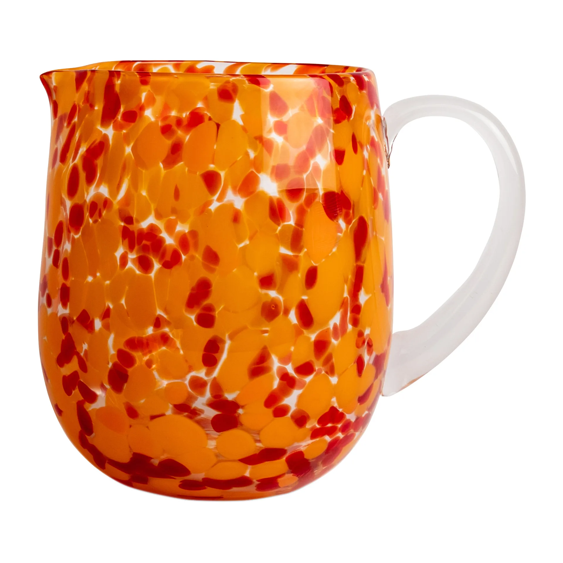 Jarra redonda Messy 2,8 l, vermelho-laranja Byon