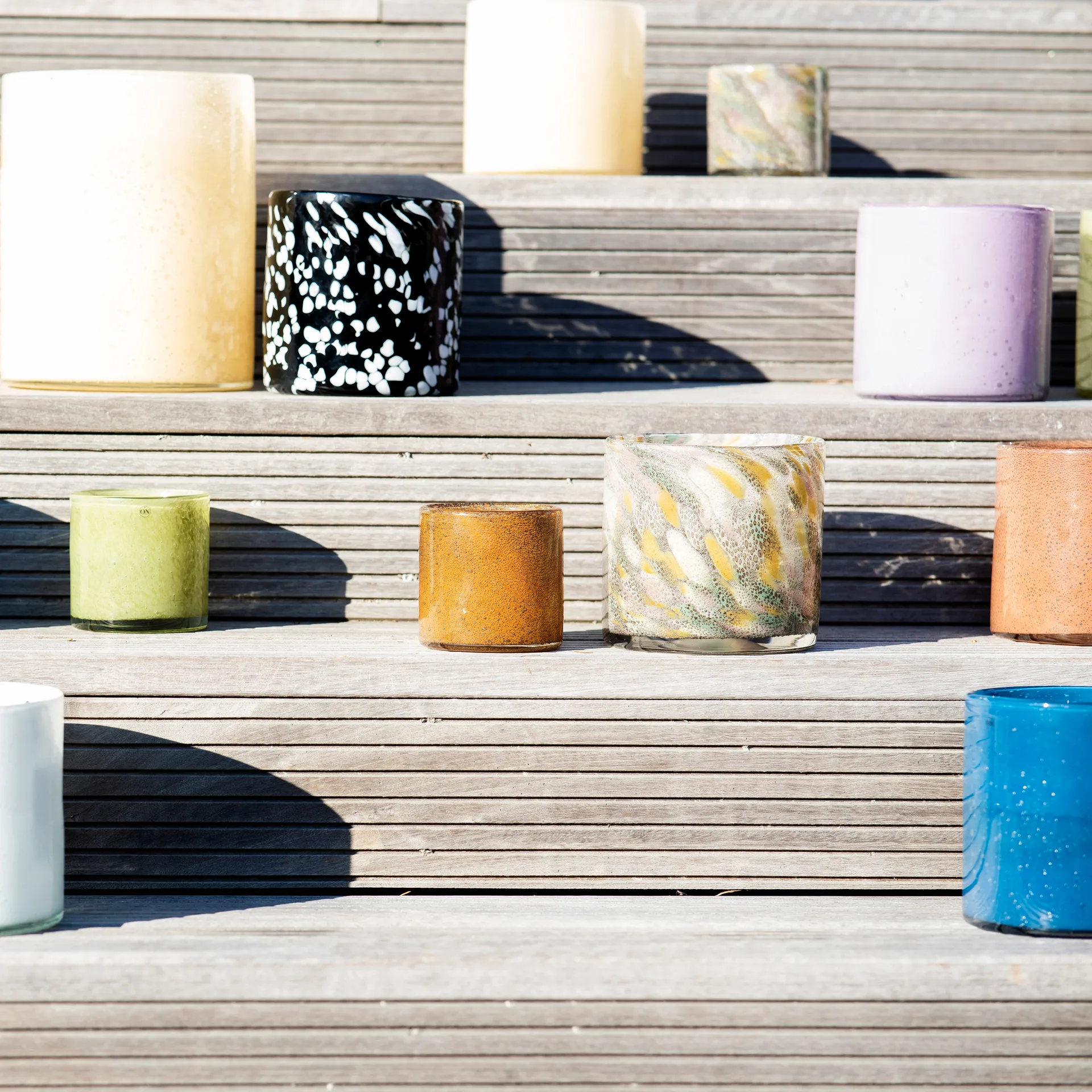 Lanterna Calore XS Ø10 cm, Multi (amarelo-verde-rosa) Byon