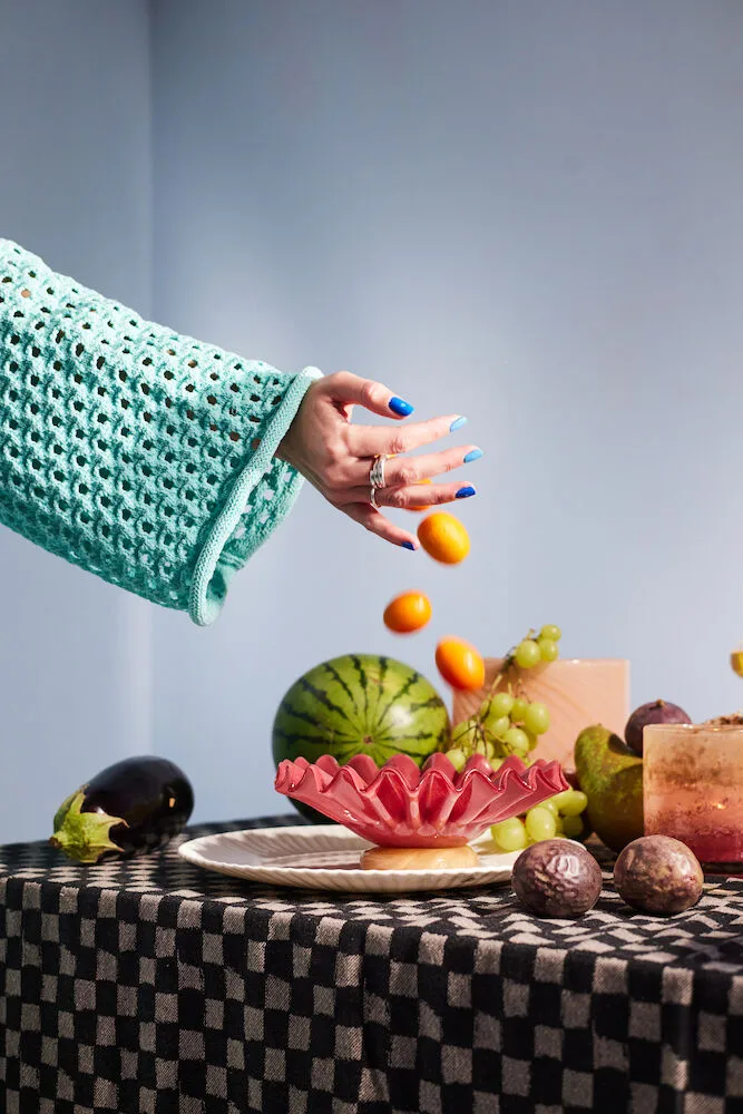 Lanterna Calore XS Ø10 cm, Rosa-bege-bordô Byon