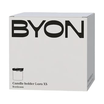 Lanterna Lara XS 10 cm - Vermelho vinho - Byon