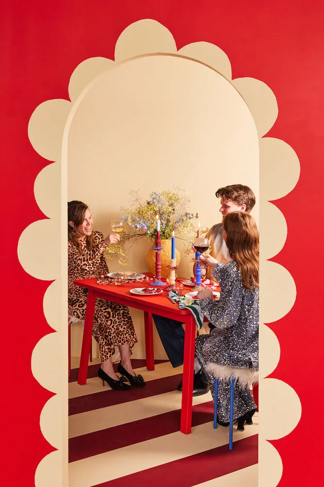 Lara castiçal S 22 cm, Bege Byon