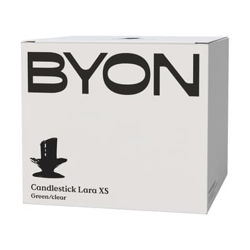 Lara castiçal XS 9 cm - Laranja-castanho - Byon