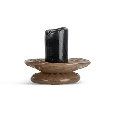 Lara castiçal XS 9 cm - Preto-bege - Byon