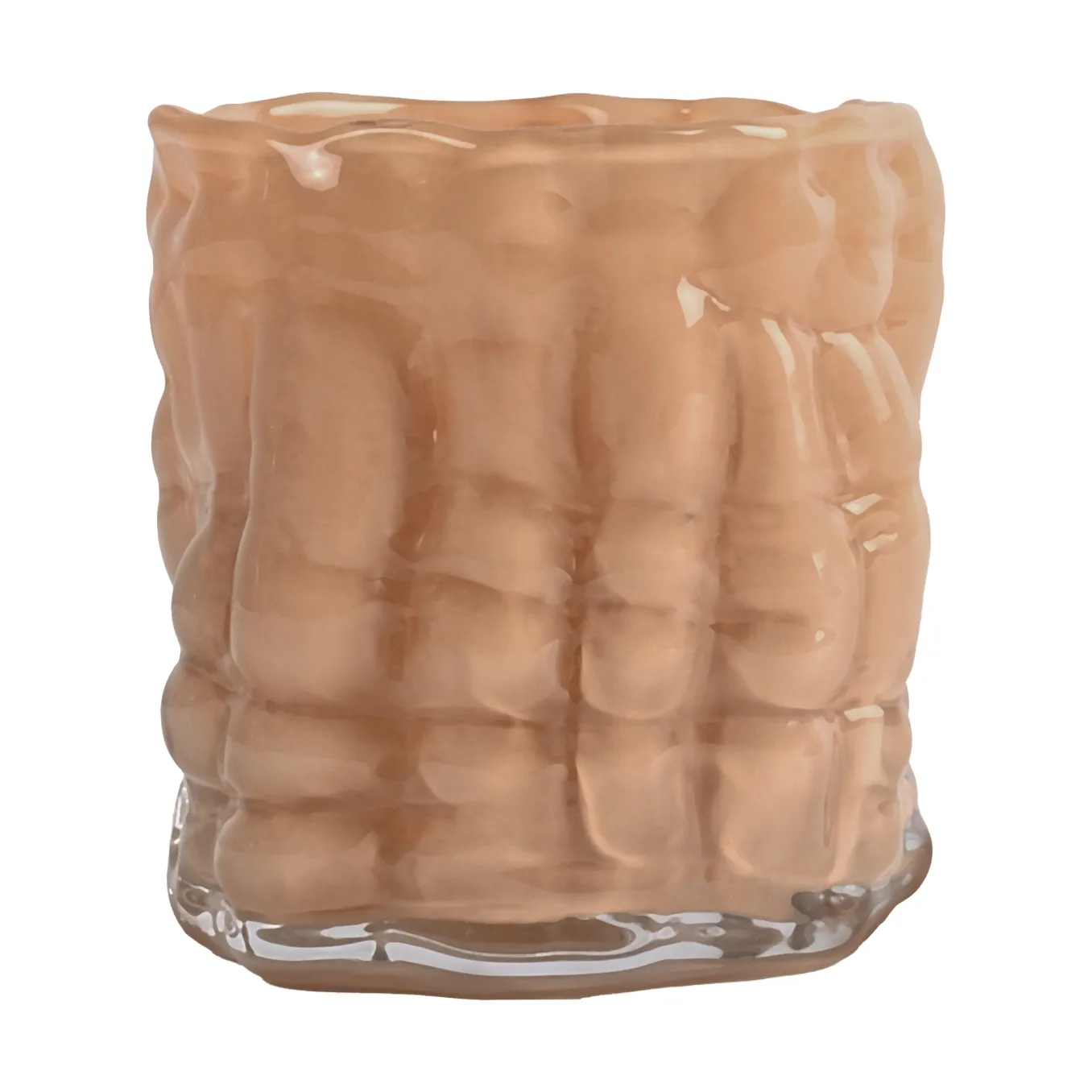 Laranne laterna para vela Ø10 cm, Pêssego Byon