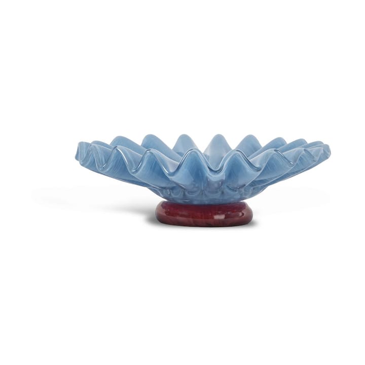 Lori tigela M Ø18 cm - Azul claro-vermelho vinho - Byon