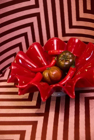 Lorin taça - L, Ø30x11 cm, Vermelho - Byon