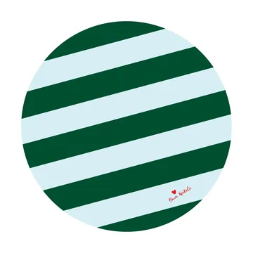 Love tapete de árvore de Natal Ø100 cm - Verde-azul claro - Byon