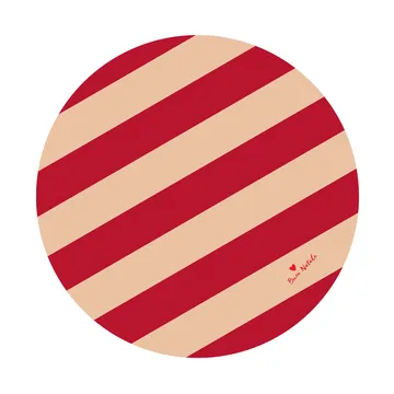 Love tapete de árvore de Natal Ø100 cm - Vermelho-areia - Byon