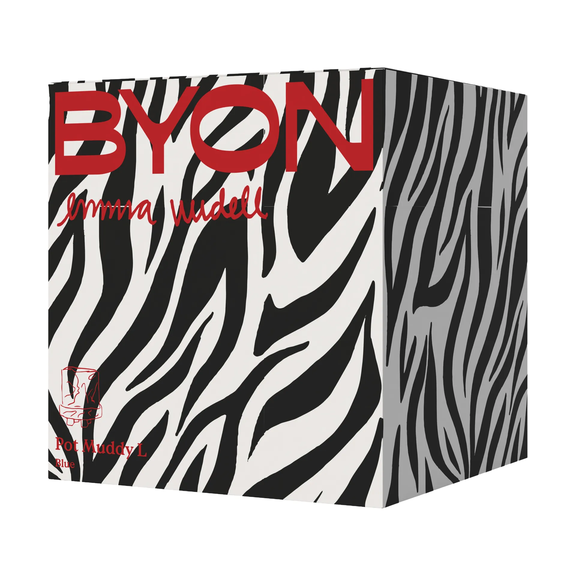 Muddy vaso L Ø23 cm, Azul Byon