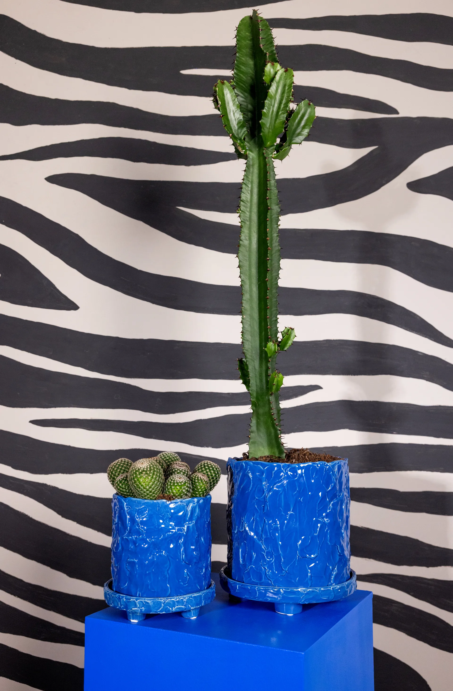 Muddy vaso L Ø23 cm, Azul Byon