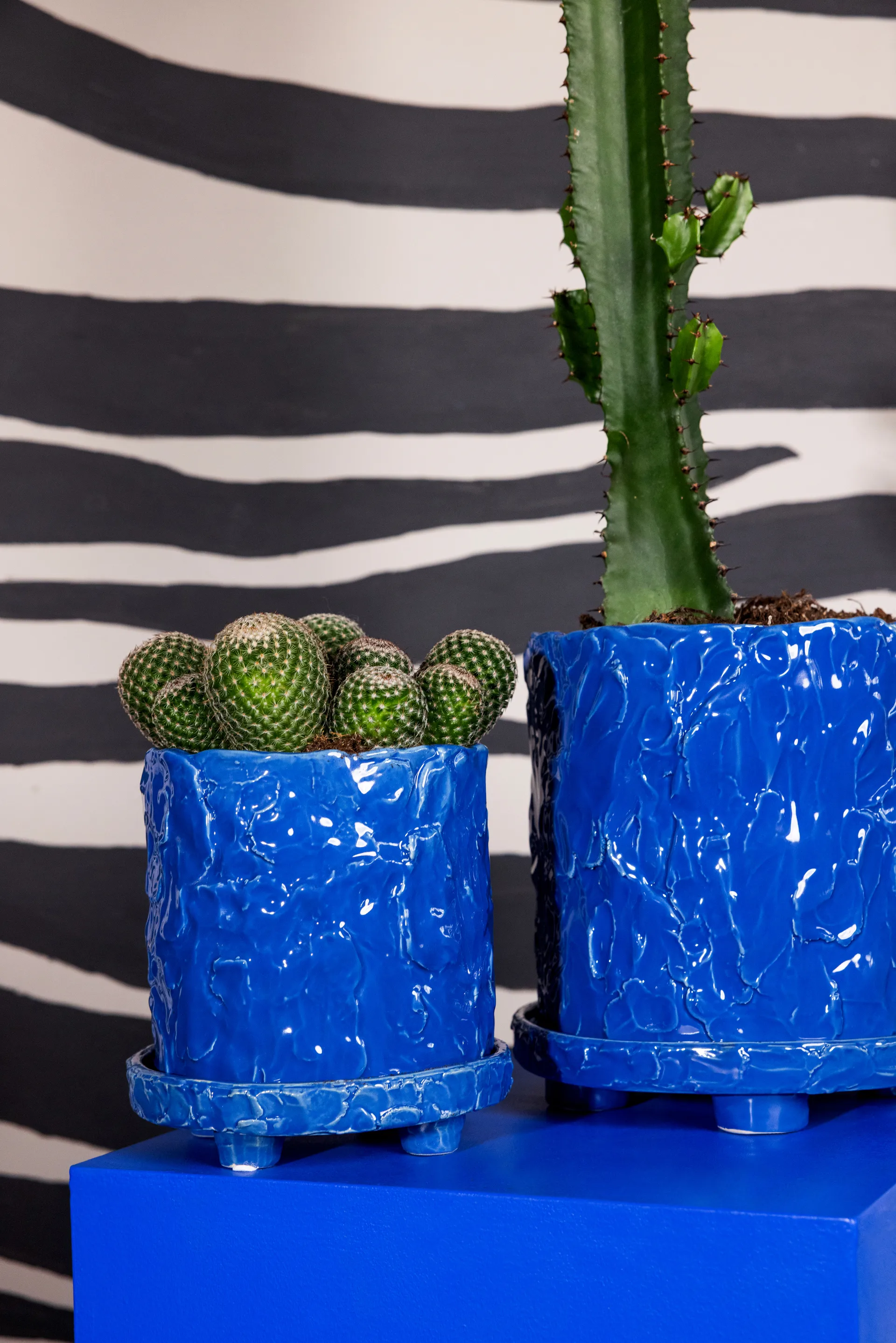 Muddy vaso L Ø23 cm, Azul Byon