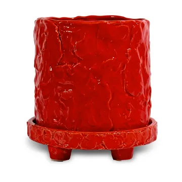 Muddy vaso S Ø17,5 cm - Vermelho - Byon
