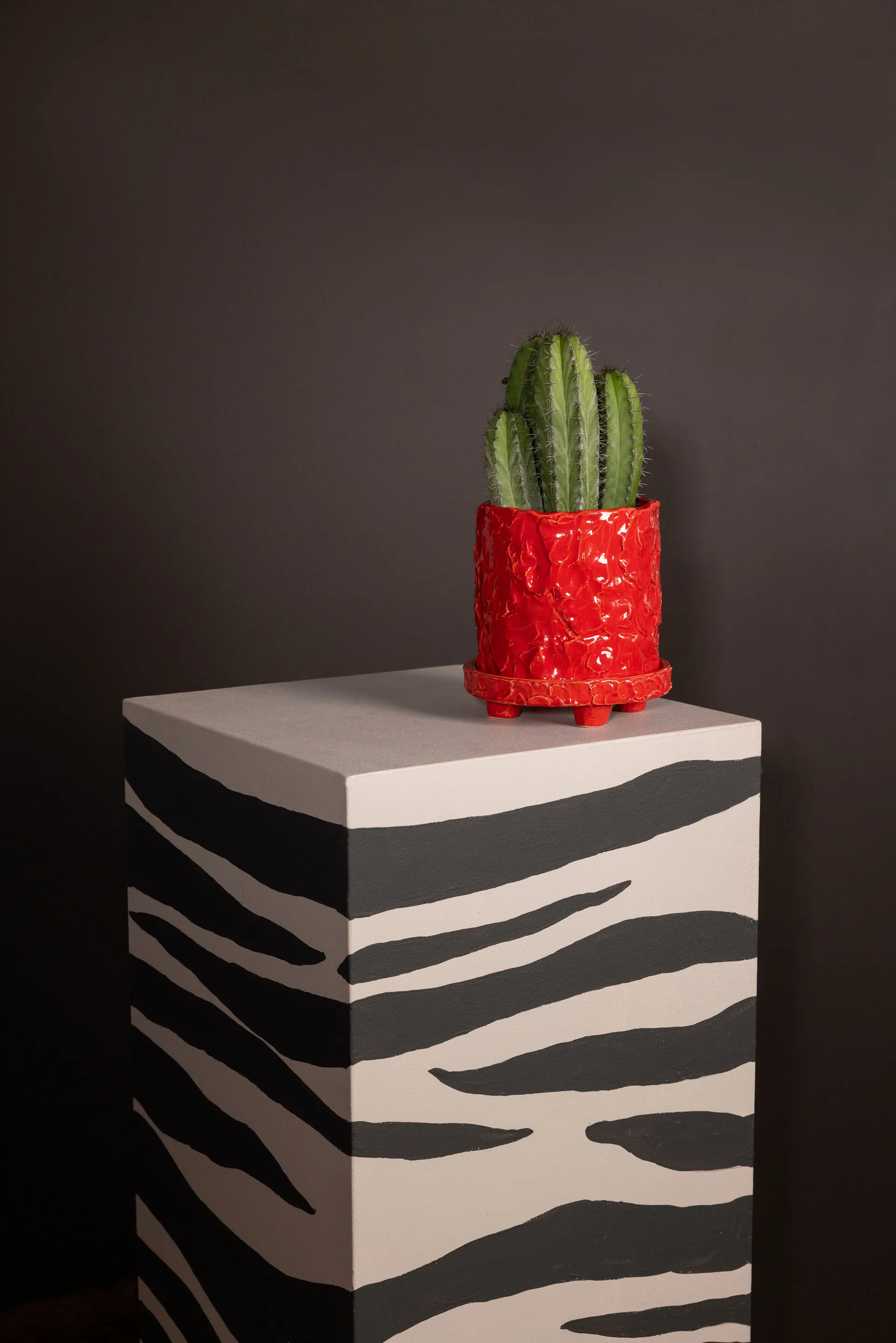 Muddy vaso S Ø17,5 cm, Vermelho Byon