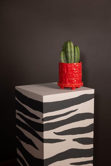 Muddy vaso S Ø17,5 cm - Vermelho - Byon