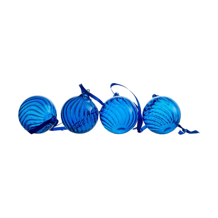 Opacity bola de Natal XS Ø4 cm 2 unidades - Azul - Byon
