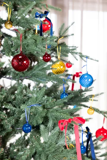 Opacity bola de Natal XS Ø4 cm 4 unidades - Amarelo - Byon