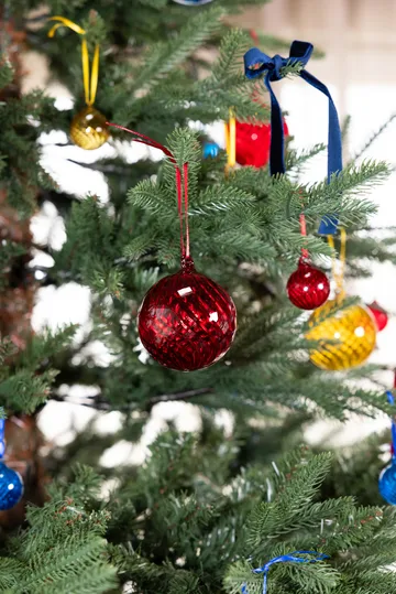 Opacity bola de Natal XS Ø4 cm 4 unidades - Amarelo - Byon