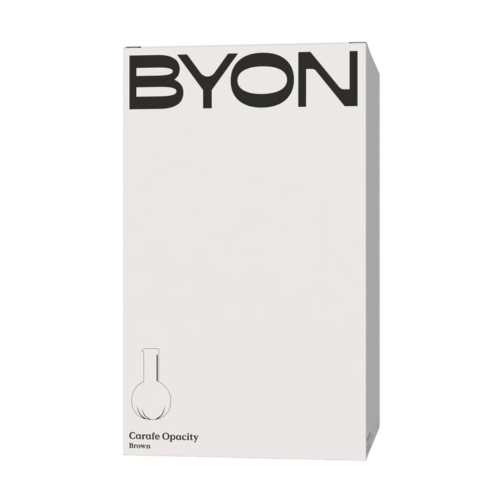 Opacity garrafa de servir 1,9 L, Castanho Byon