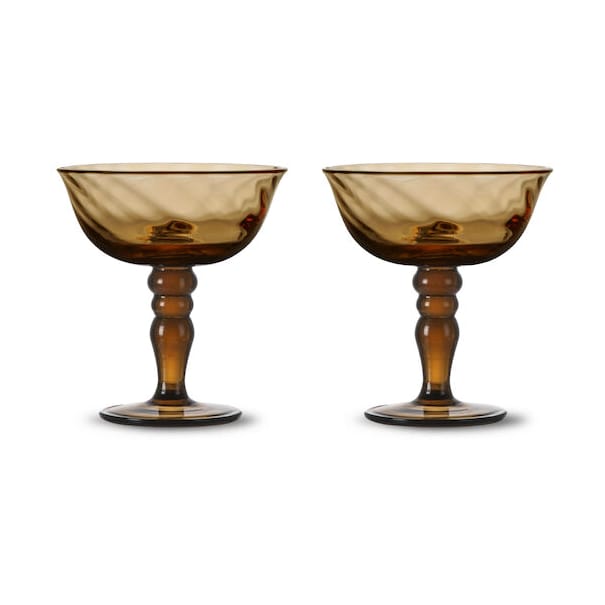 Opacity italiensk taça de champanhe 15 cl 2 unidades - Castanho - Byon