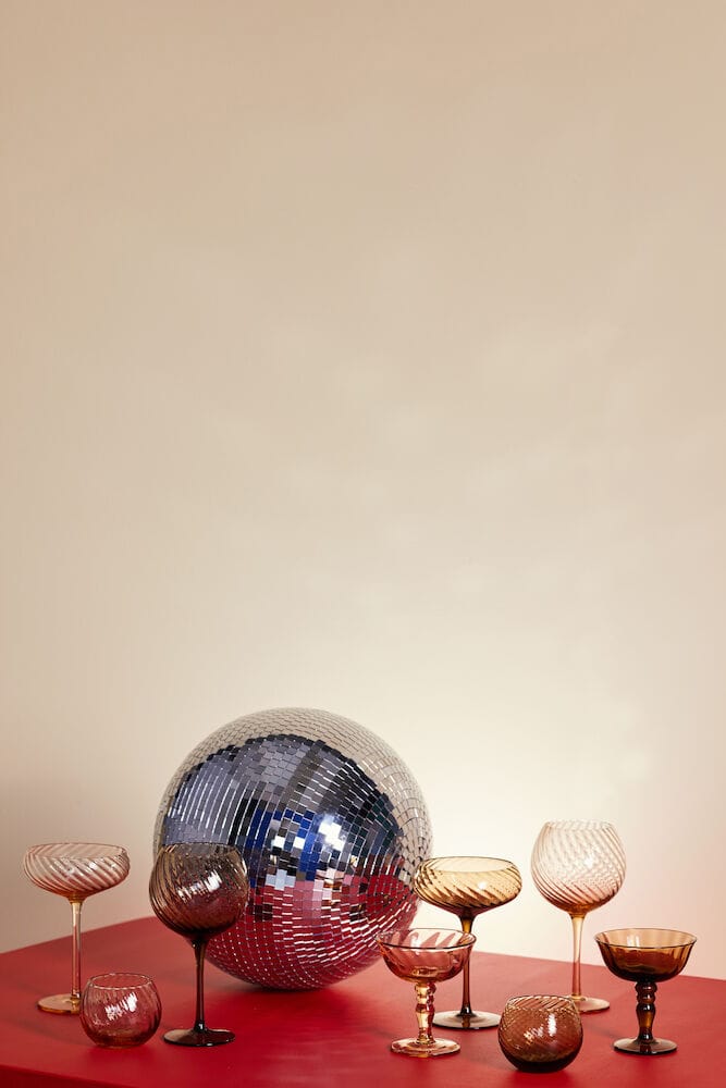 Opacity italiensk taça de champanhe 15 cl 2 unidades, Castanho Byon
